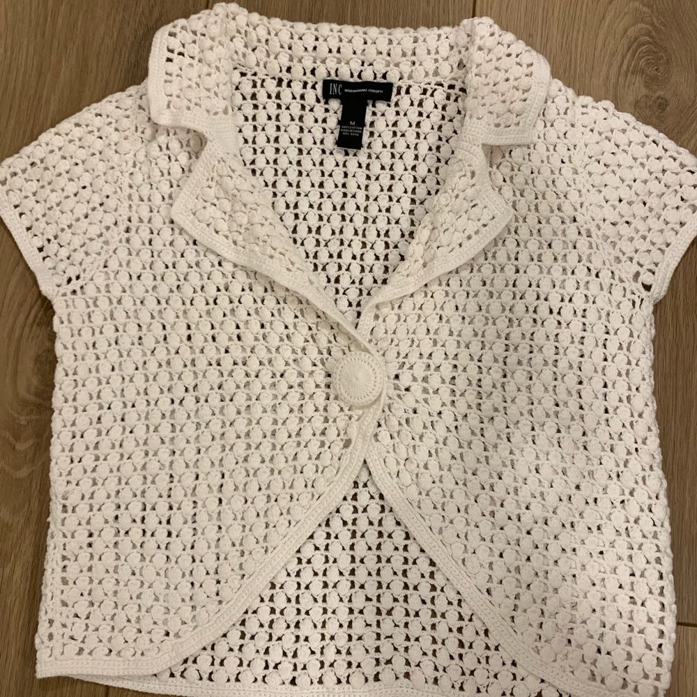 100% cotton vintage  crochet top size medium y2k style